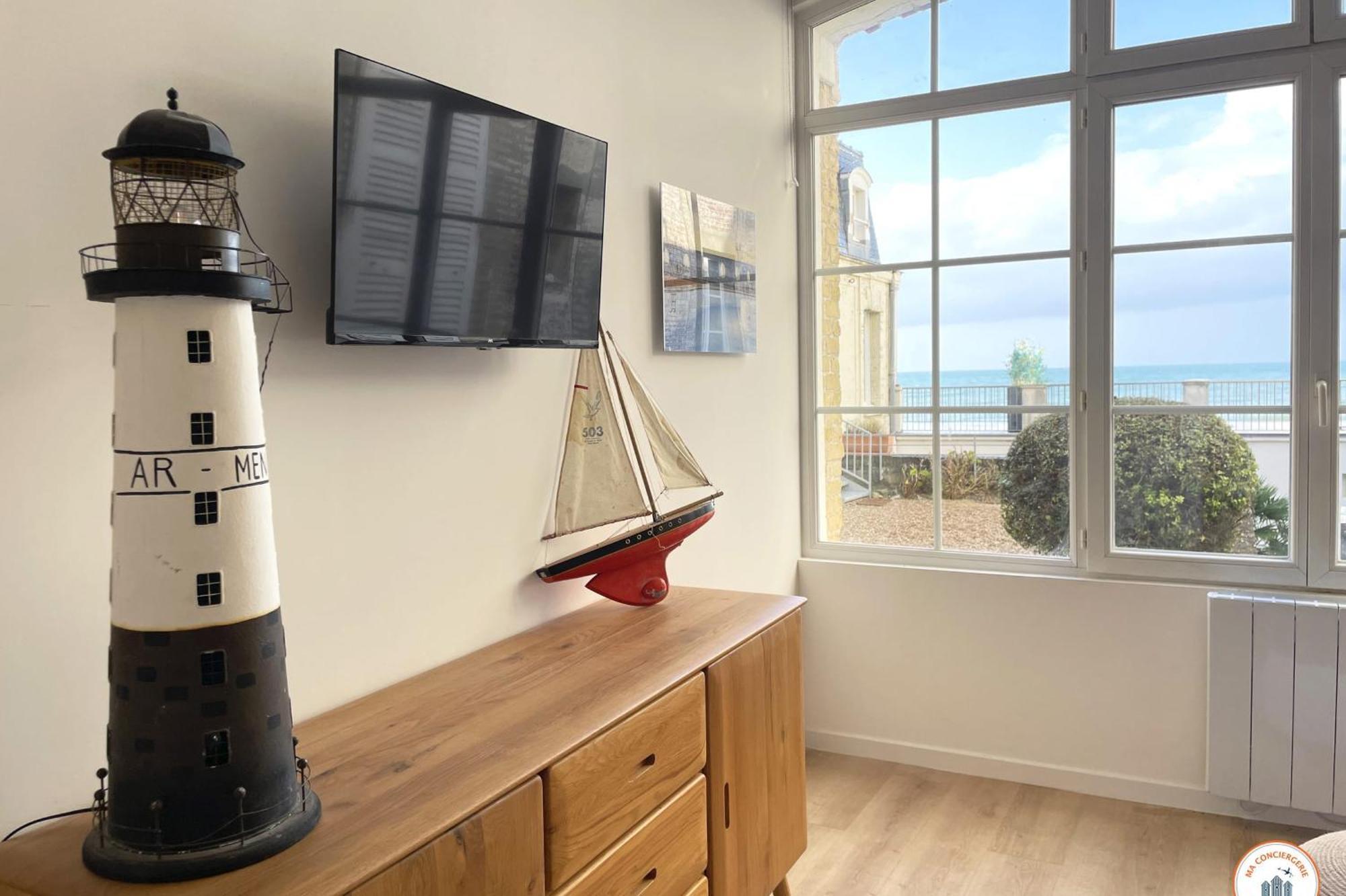 Appartement Le Sunset - Vue Mer - Acces Plage Prive Trouville-sur-Mer